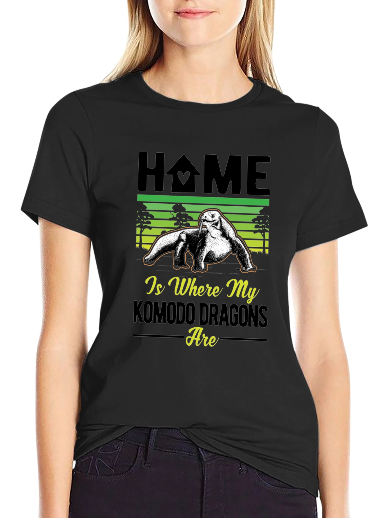 Home is Where My Komodo Dragons Are T-Shirt