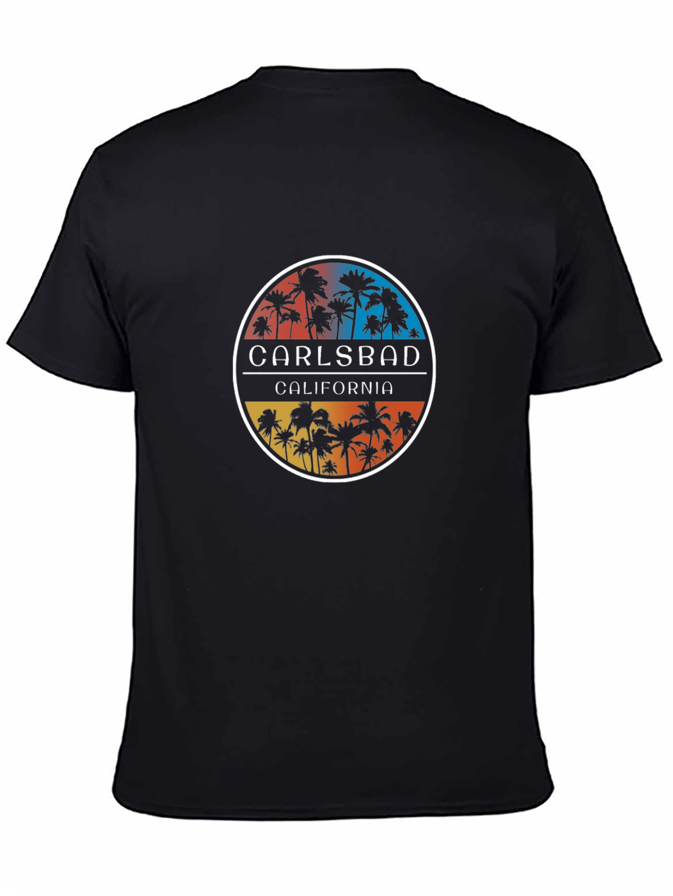 Carlsbad California Palm Tree Graphic T-Shirt