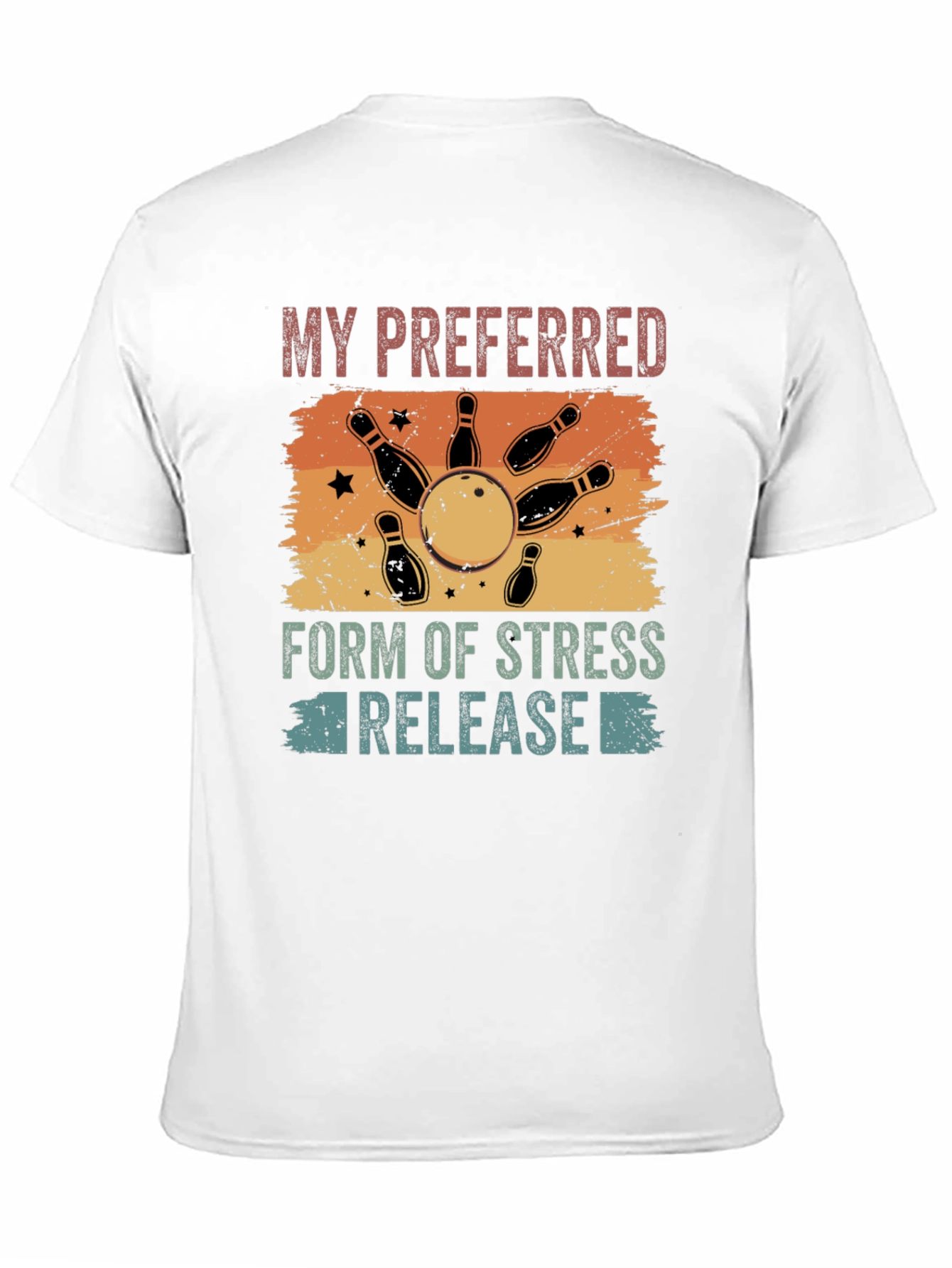 Bowling Stress Relief Graphic Tee