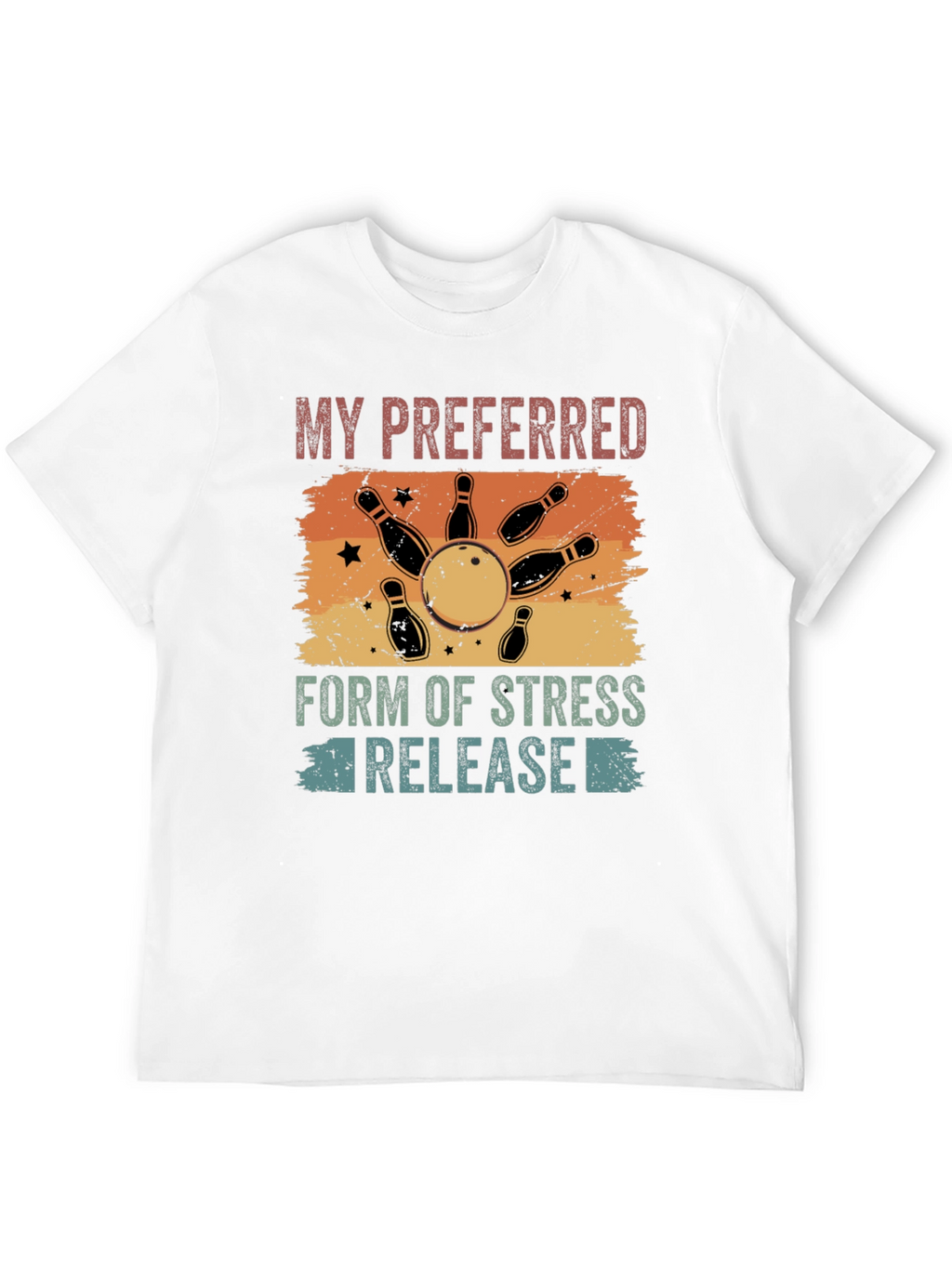 Bowling Stress Relief Graphic Tee