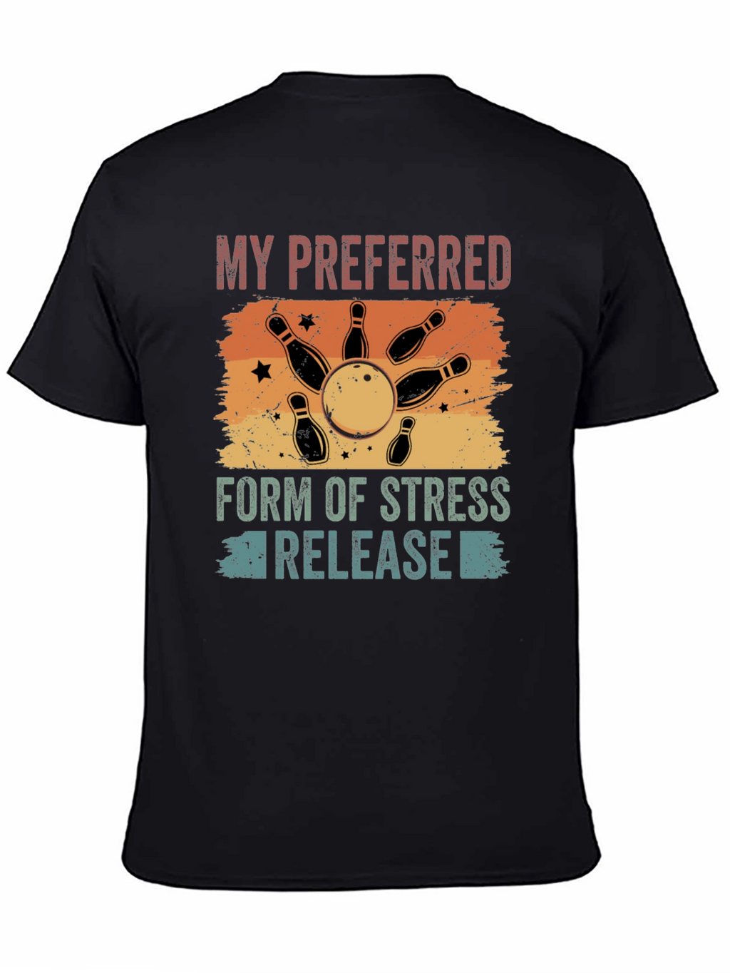 Bowling Stress Relief Graphic Tee