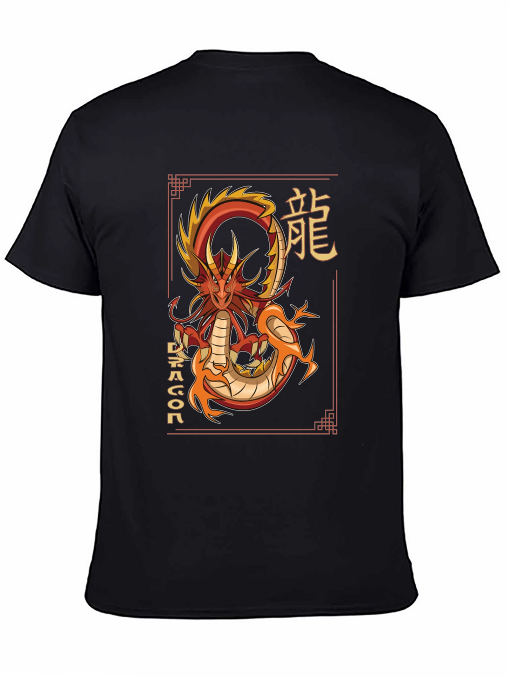 Dragon Graphic T-Shirt - Asian Style