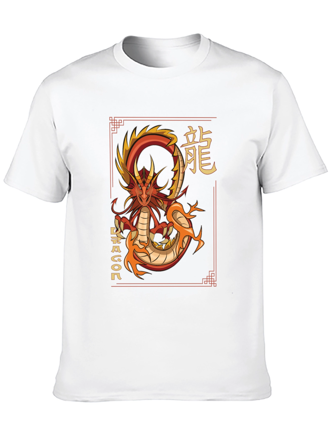 Dragon Graphic T-Shirt - Asian Style