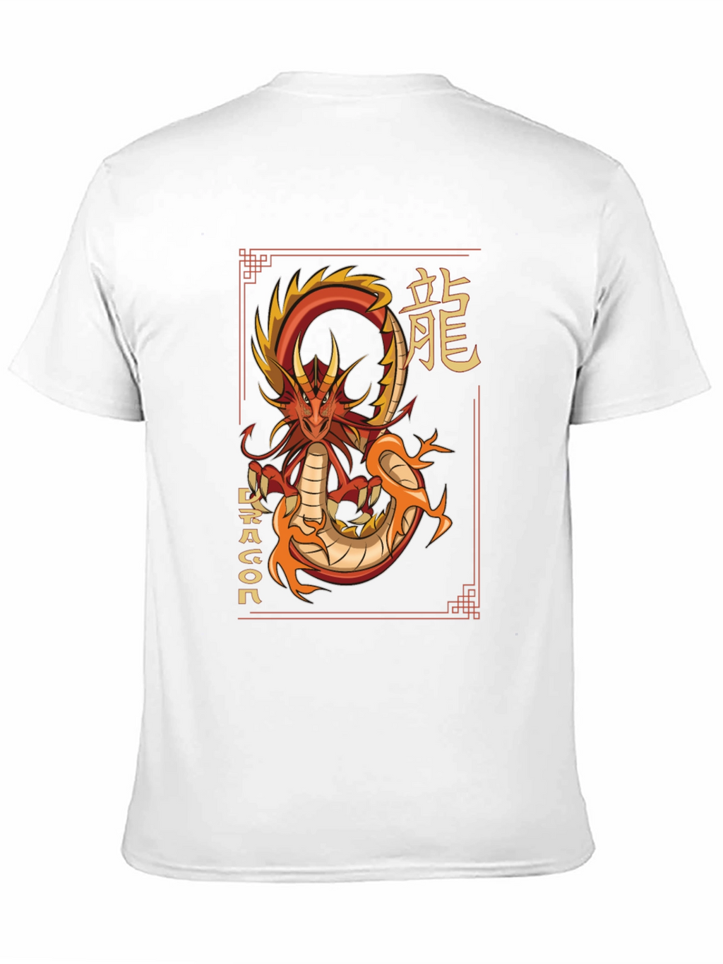 Dragon Graphic T-Shirt - Asian Style