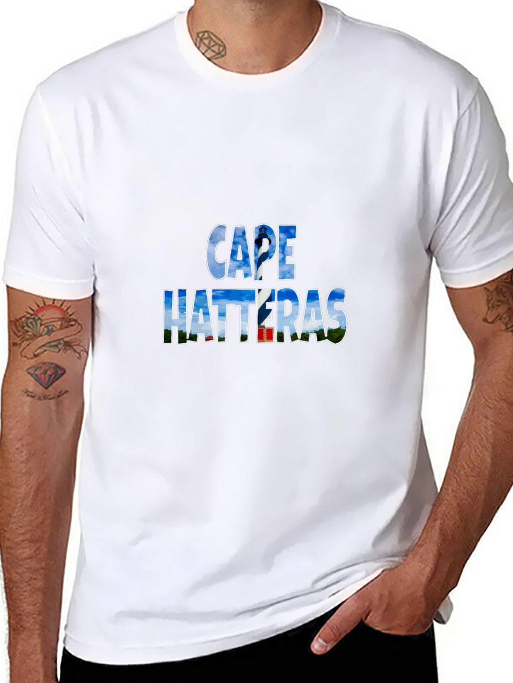 Cape Hatteras Black Graphic Tee