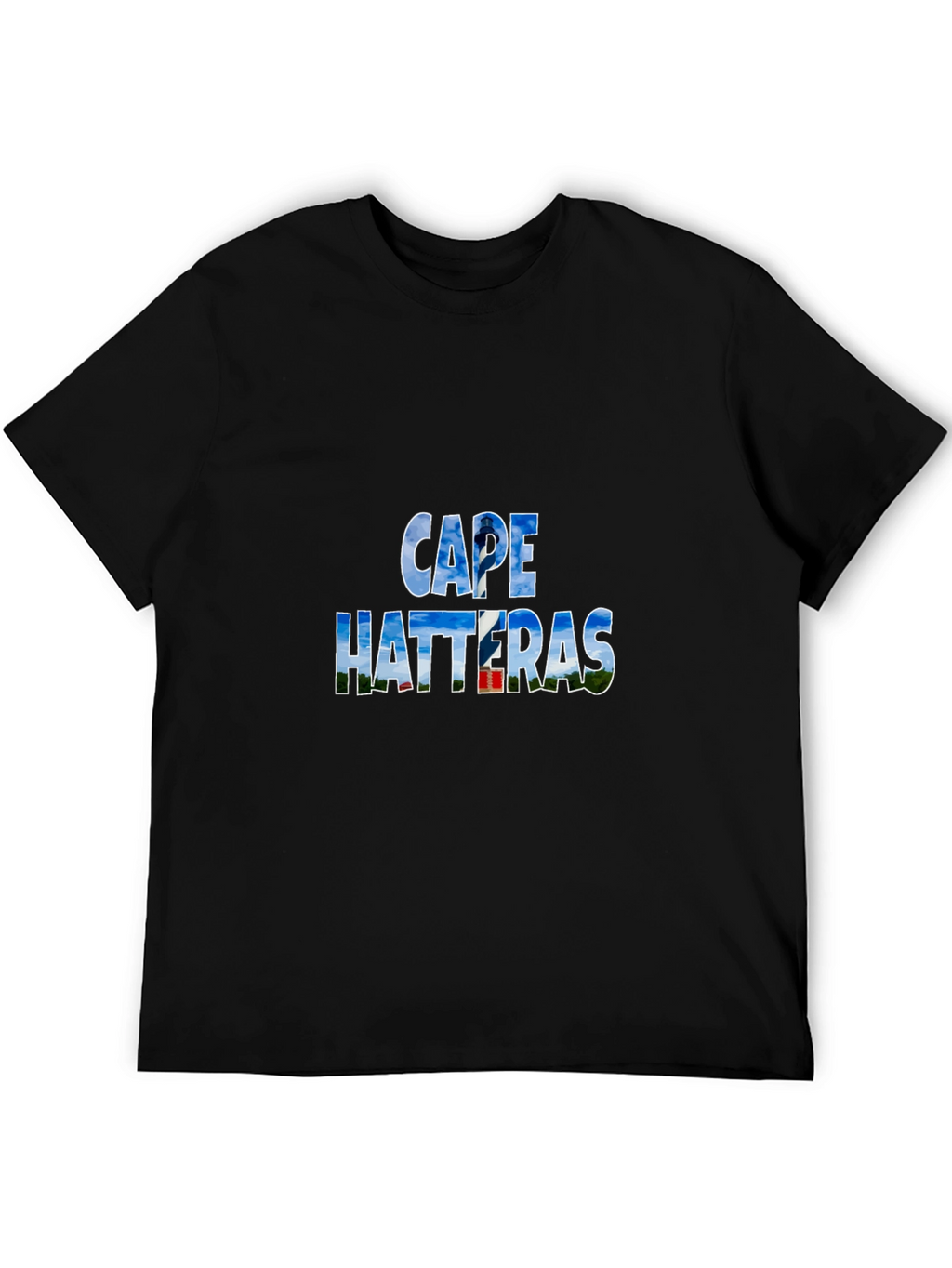 Cape Hatteras Black Graphic Tee