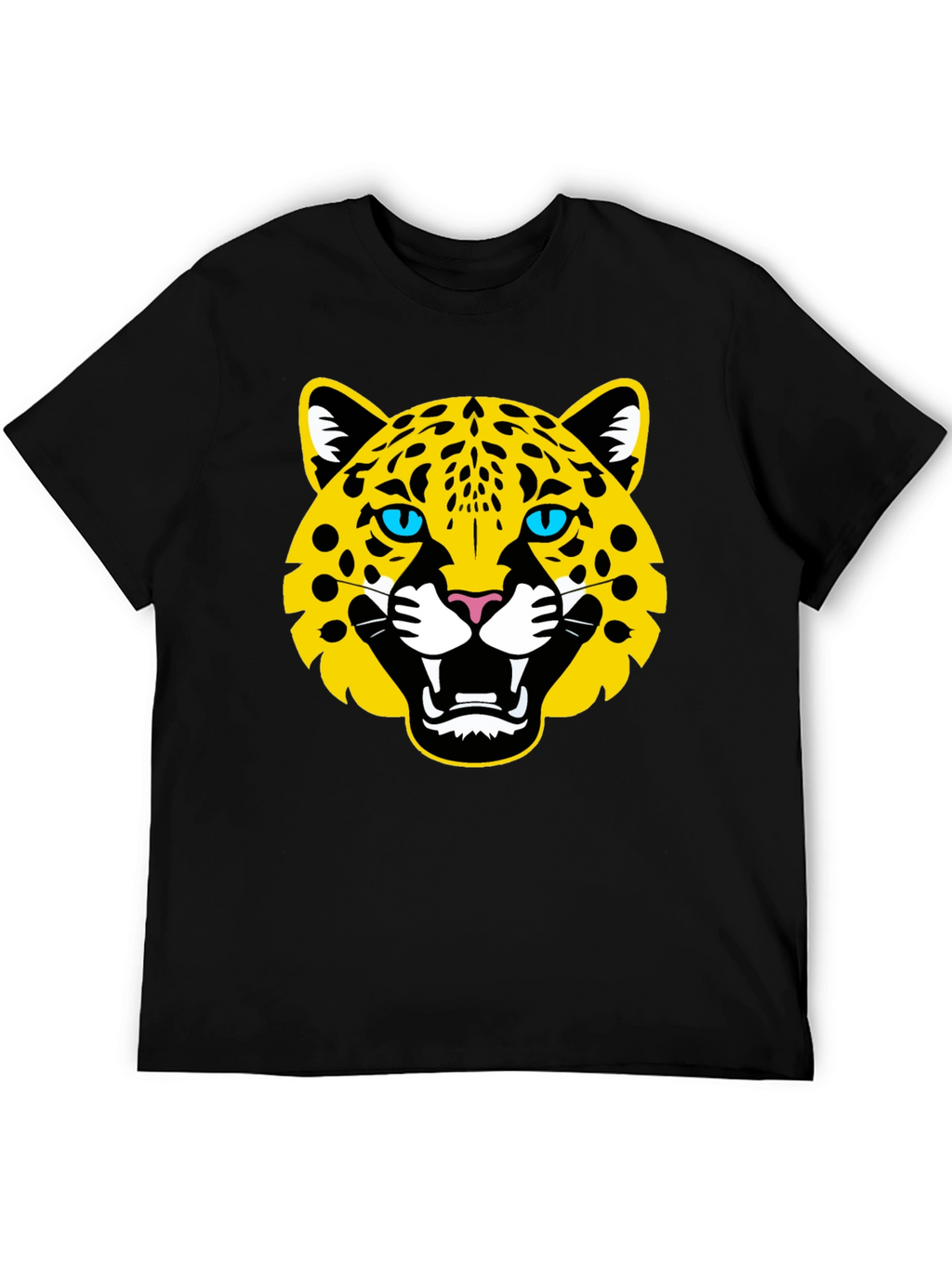 Bold Jaguar Graphic Black T-Shirt