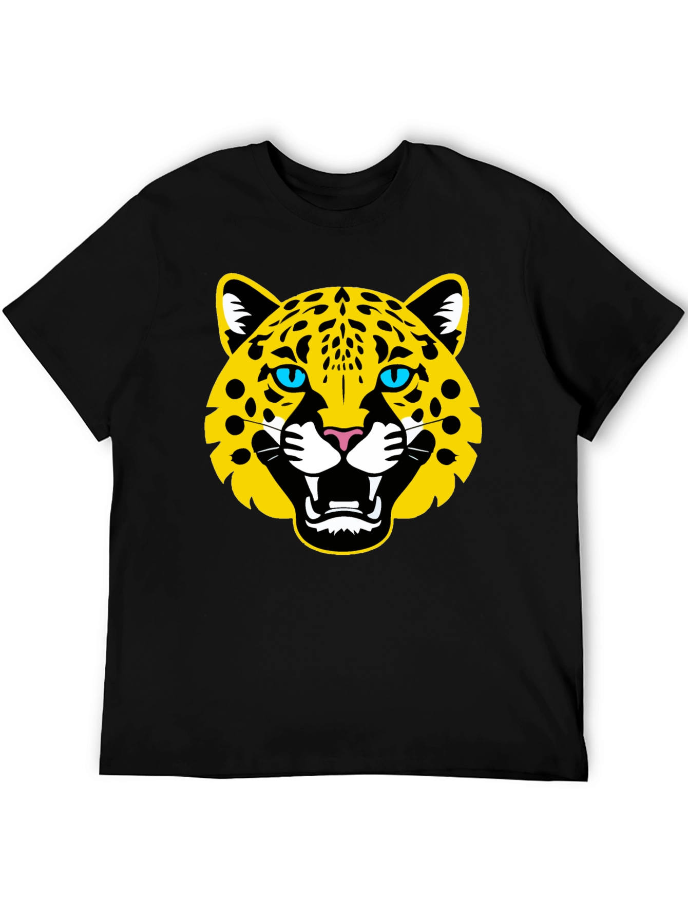 Bold Jaguar Graphic Black T-Shirt