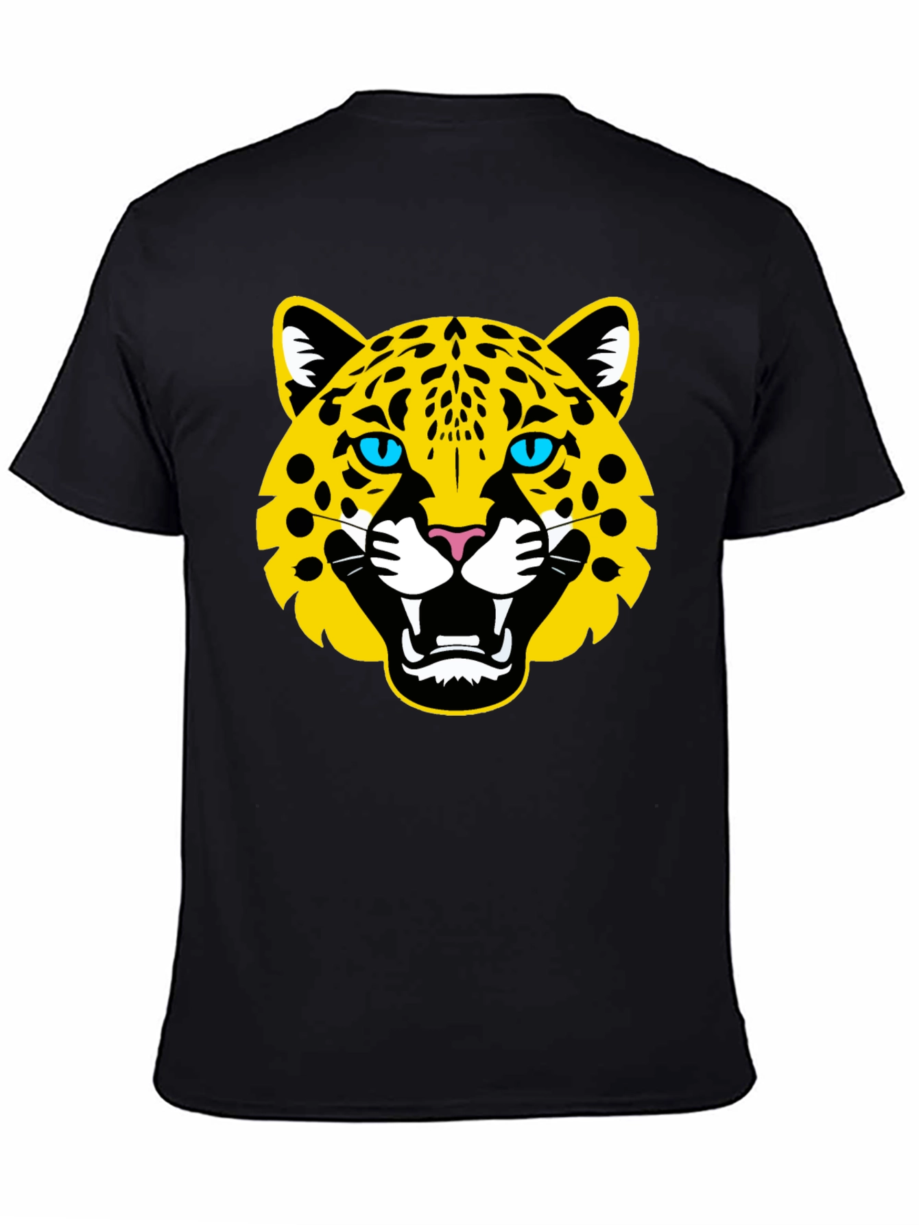 Bold Jaguar Graphic Black T-Shirt