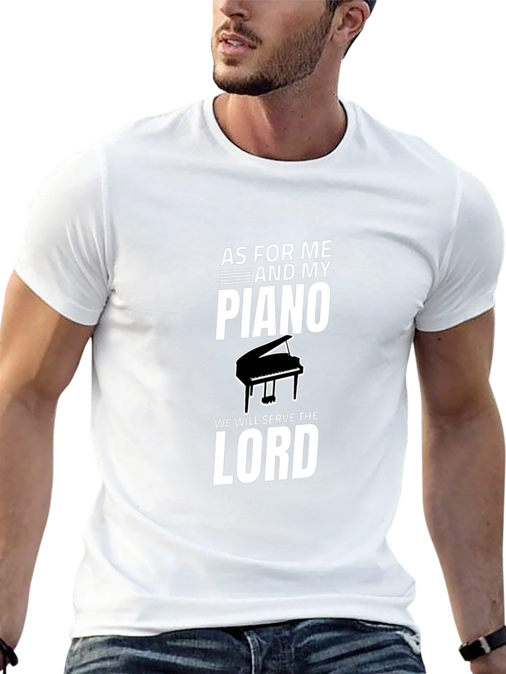 Piano & Lord Graphic T-Shirt - Black