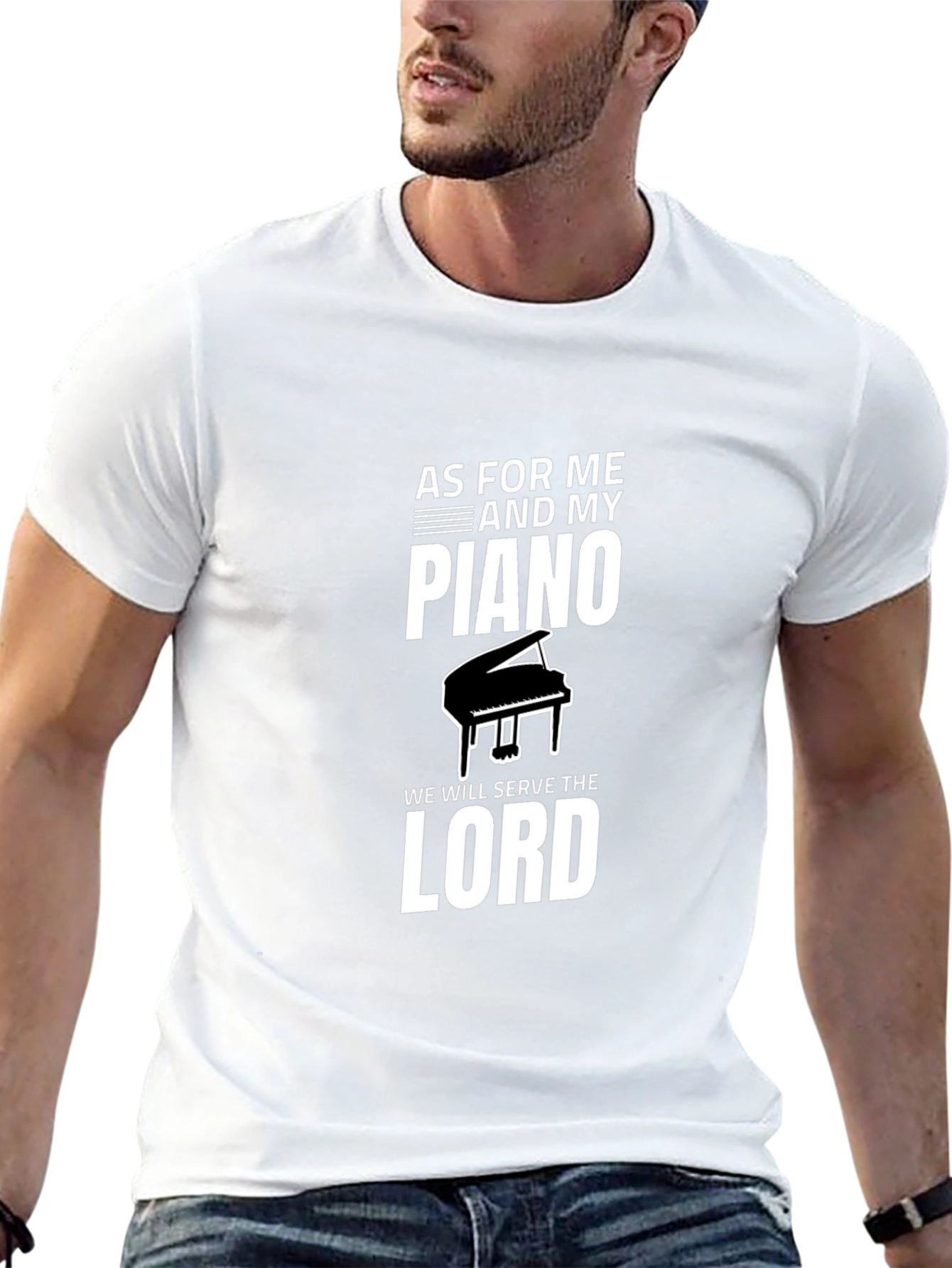 Piano & Lord Graphic T-Shirt - Black