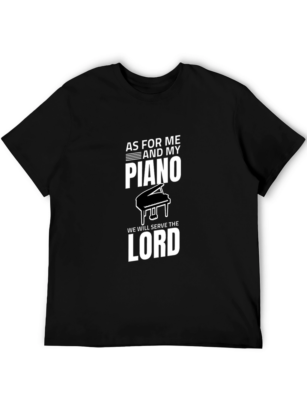 Piano & Lord Graphic T-Shirt - Black