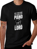 Piano & Lord Graphic T-Shirt - Black