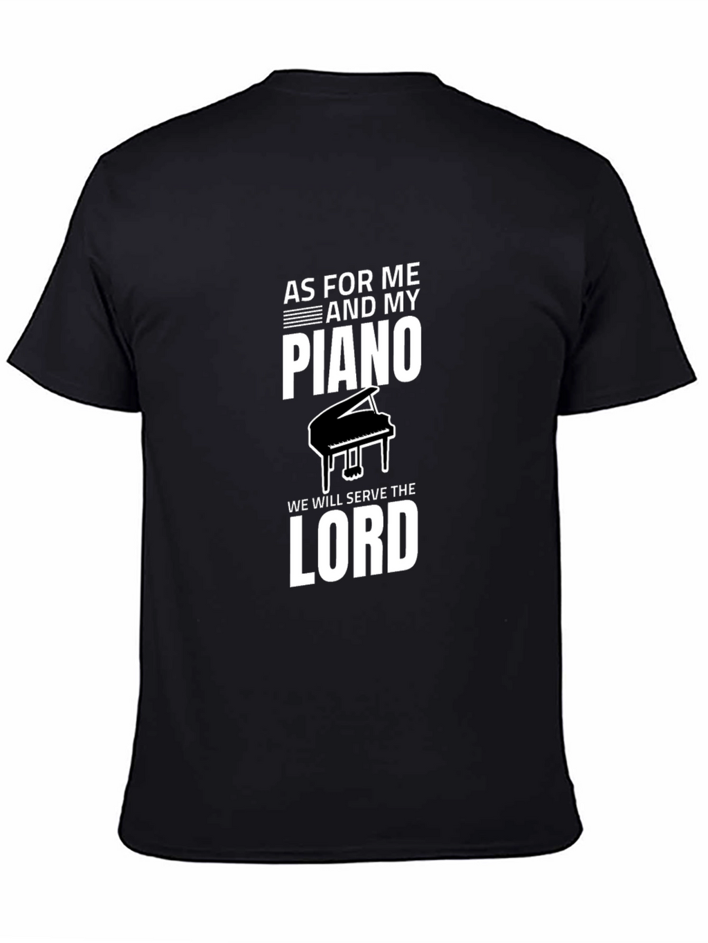 Piano & Lord Graphic T-Shirt - Black