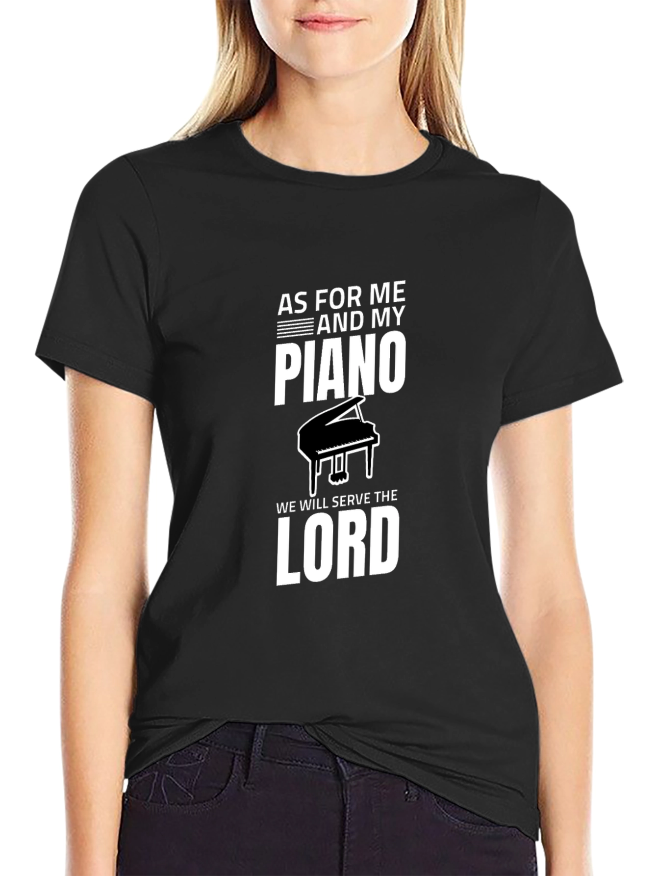 Piano & Lord Graphic T-Shirt - Black