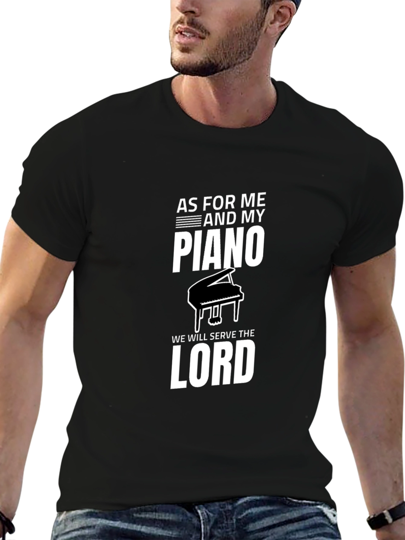 Piano & Lord Graphic T-Shirt - Black