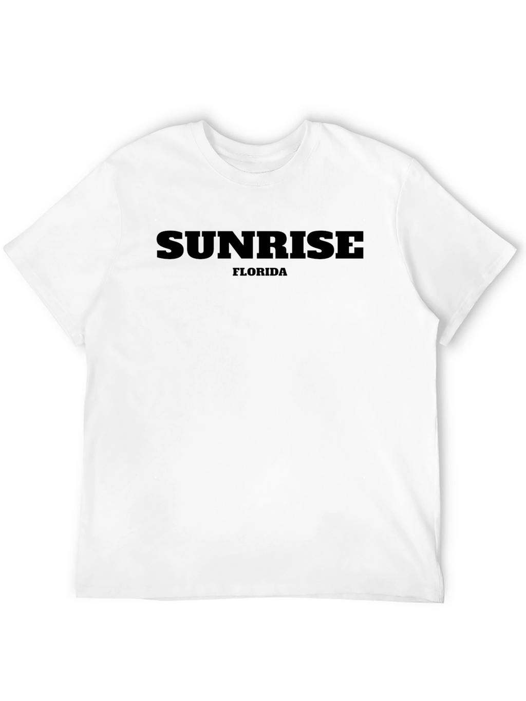 Sunrise Florida Black Graphic Tee