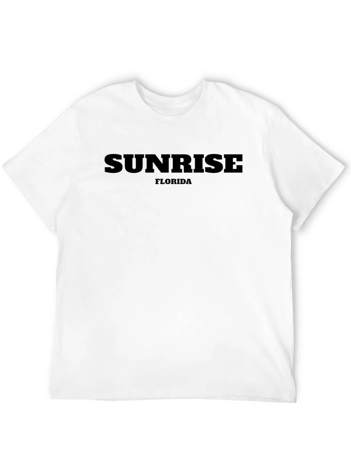 Sunrise Florida Black Graphic Tee