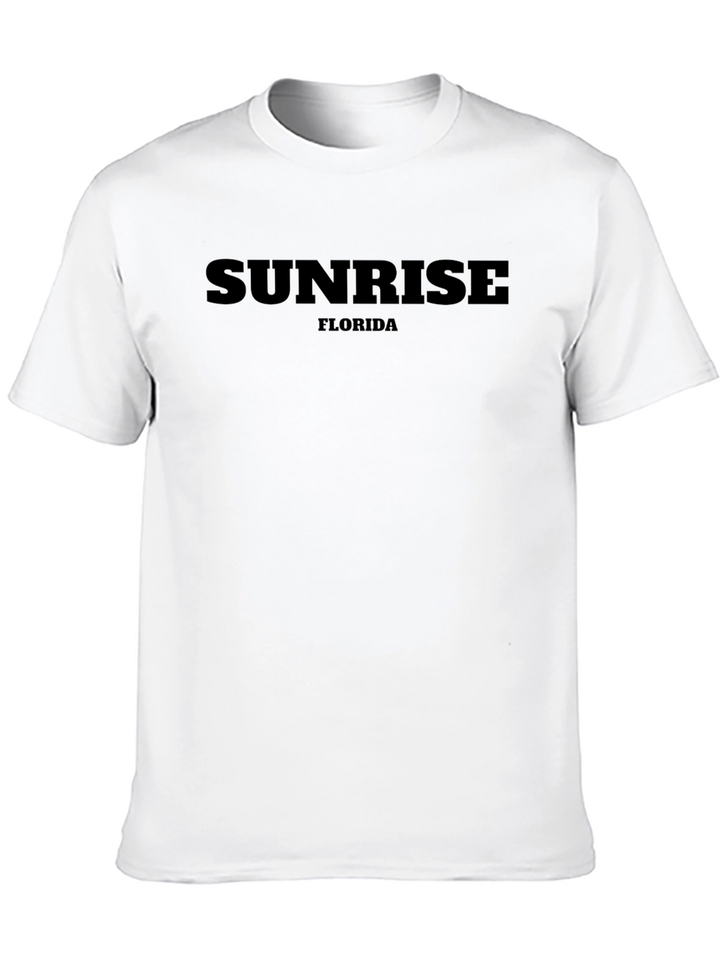 Sunrise Florida Black Graphic Tee