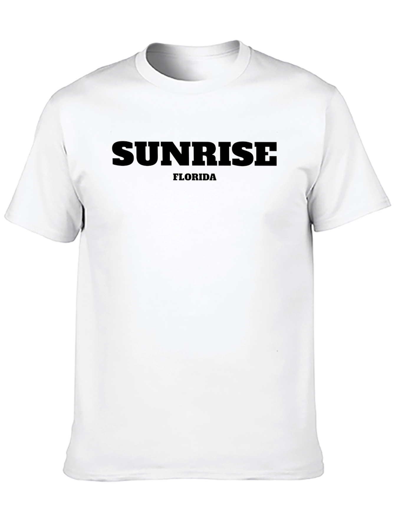 Sunrise Florida Black Graphic Tee