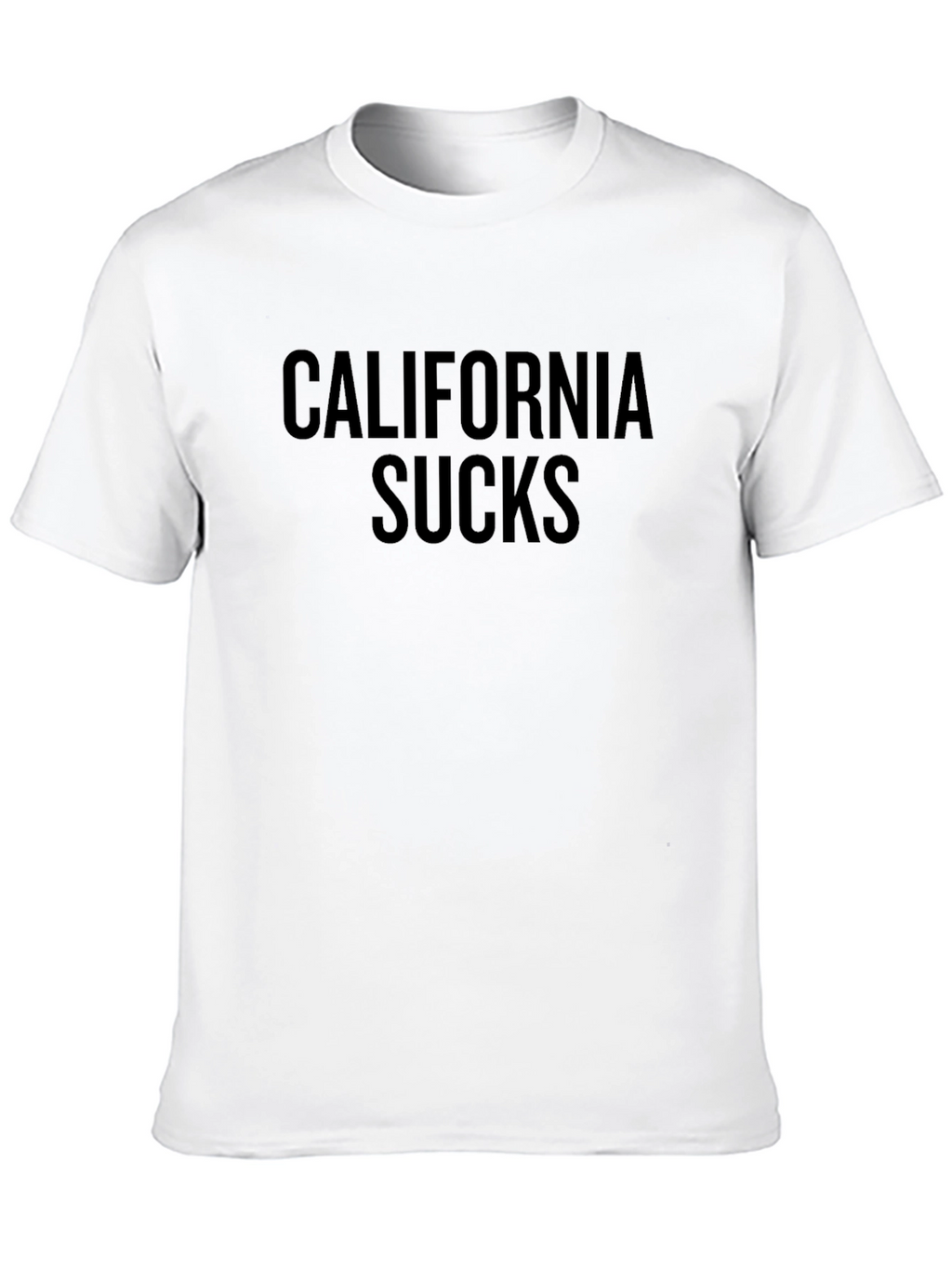 California Sucks Graphic T-Shirt - Black