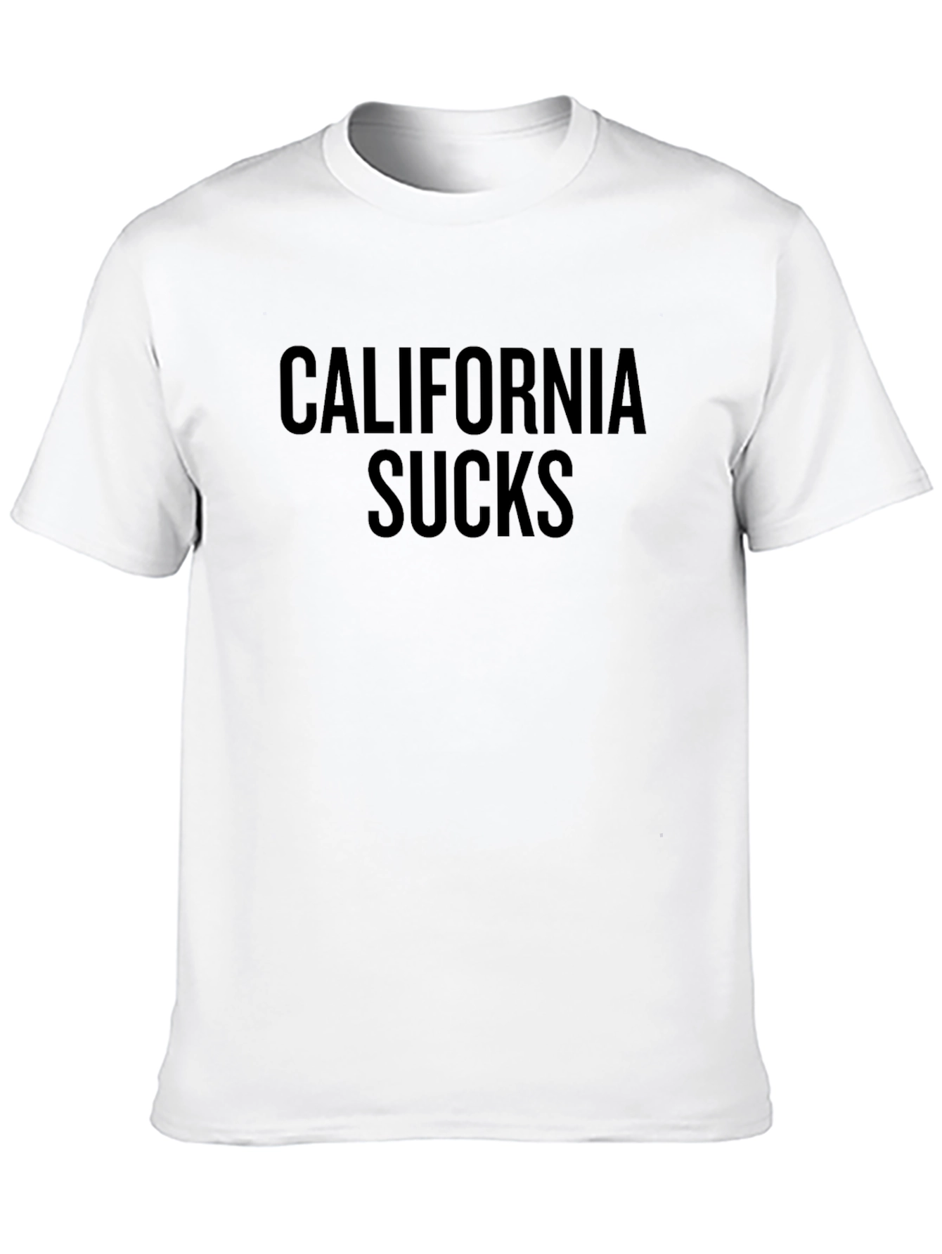 California Sucks Graphic T-Shirt - Black