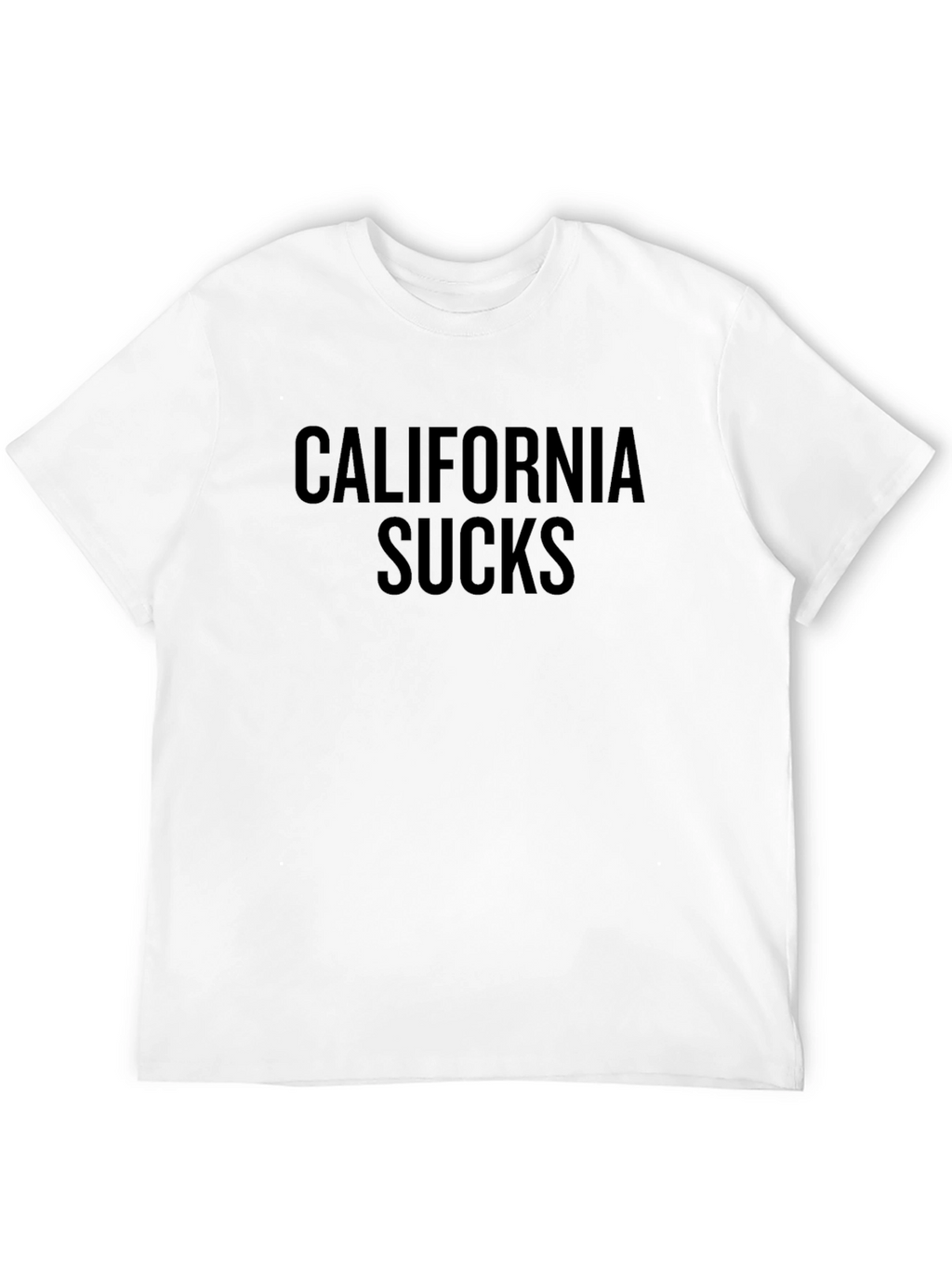 California Sucks Graphic T-Shirt - Black