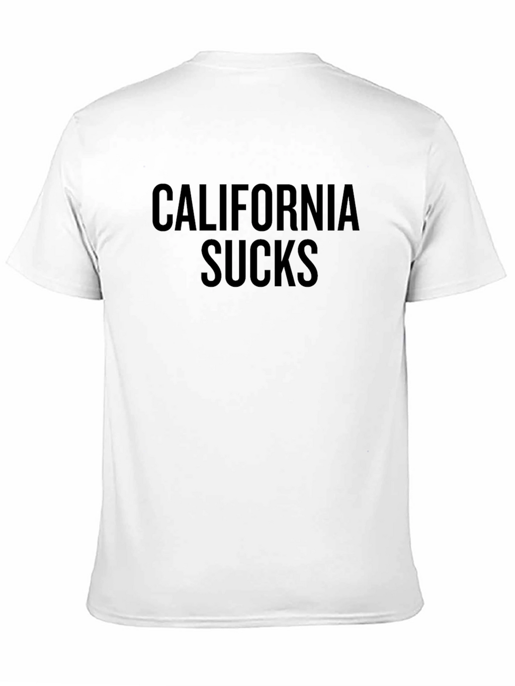 California Sucks Graphic T-Shirt - Black