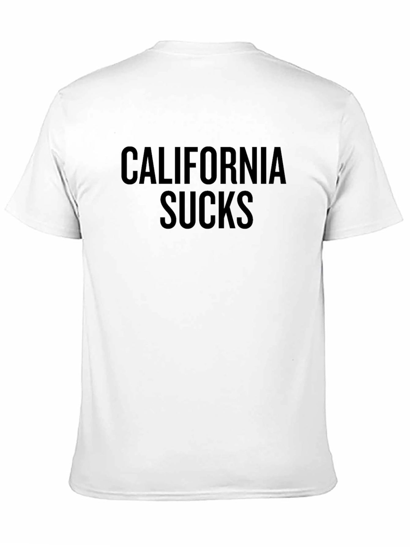 California Sucks Graphic T-Shirt - Black