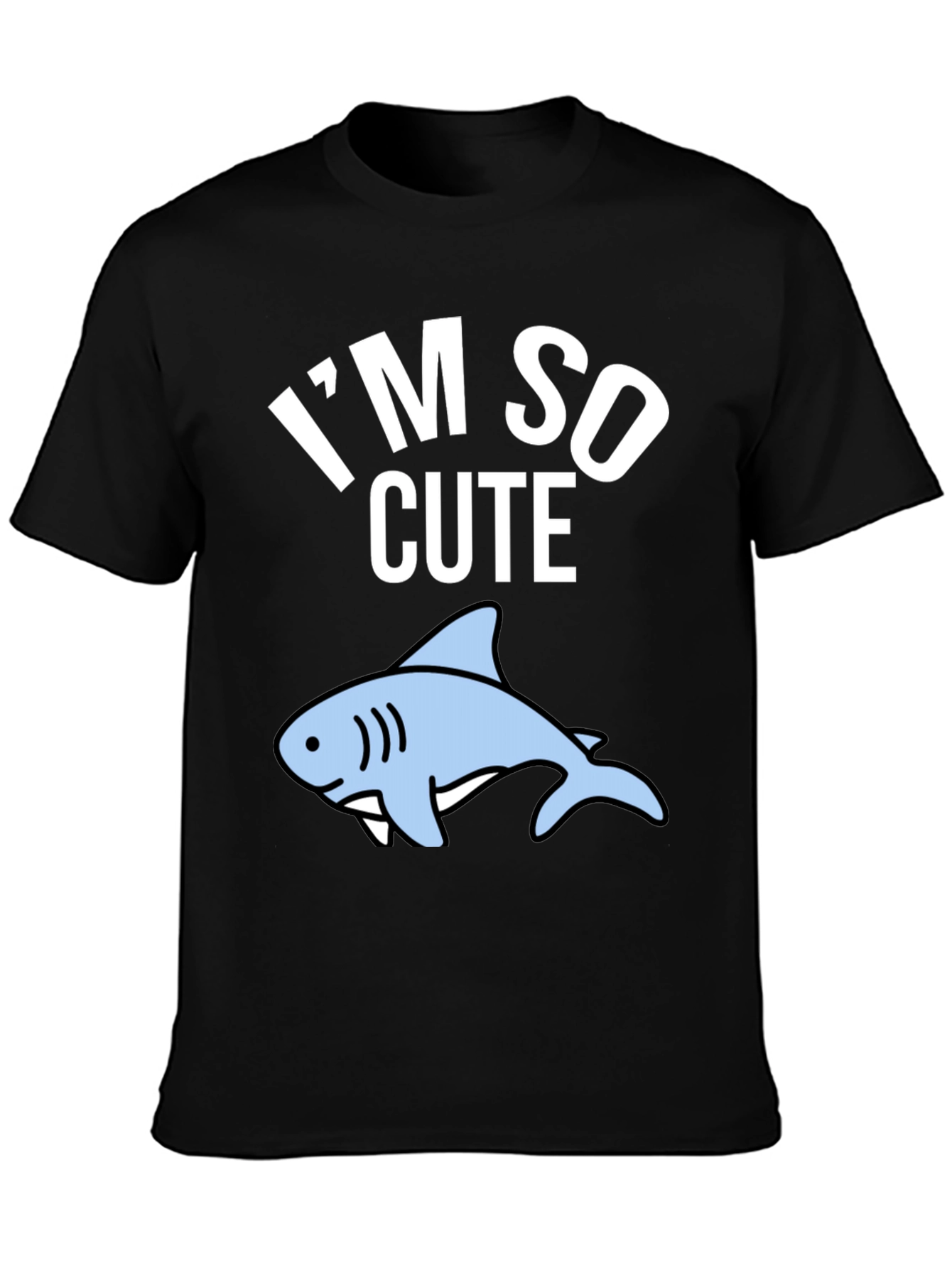 Im So Cute Shark Graphic T-Shirt