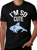 Im So Cute Shark Graphic T-Shirt