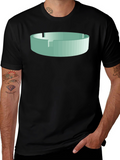 Abstract Ashtray Graphic T-Shirt - Unique Design