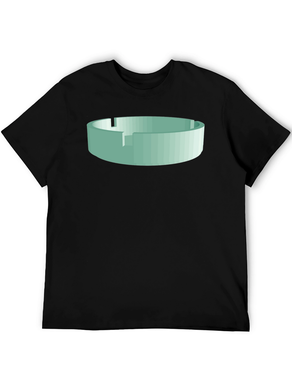 Abstract Ashtray Graphic T-Shirt - Unique Design