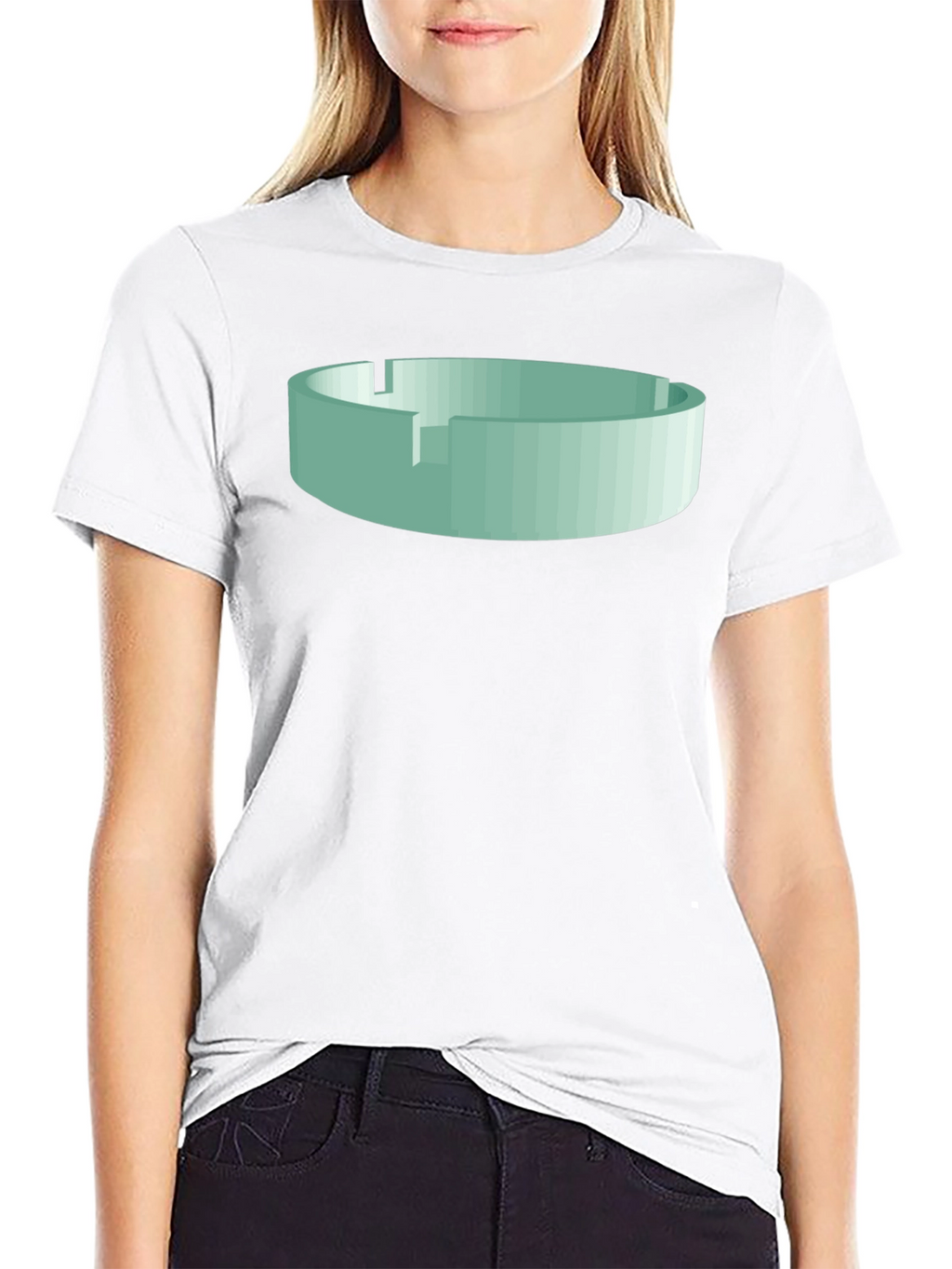 Abstract Ashtray Graphic T-Shirt - Unique Design