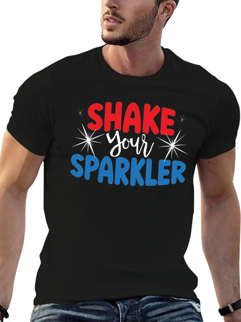Shake Your Sparkler Patriotic Graphic Tee