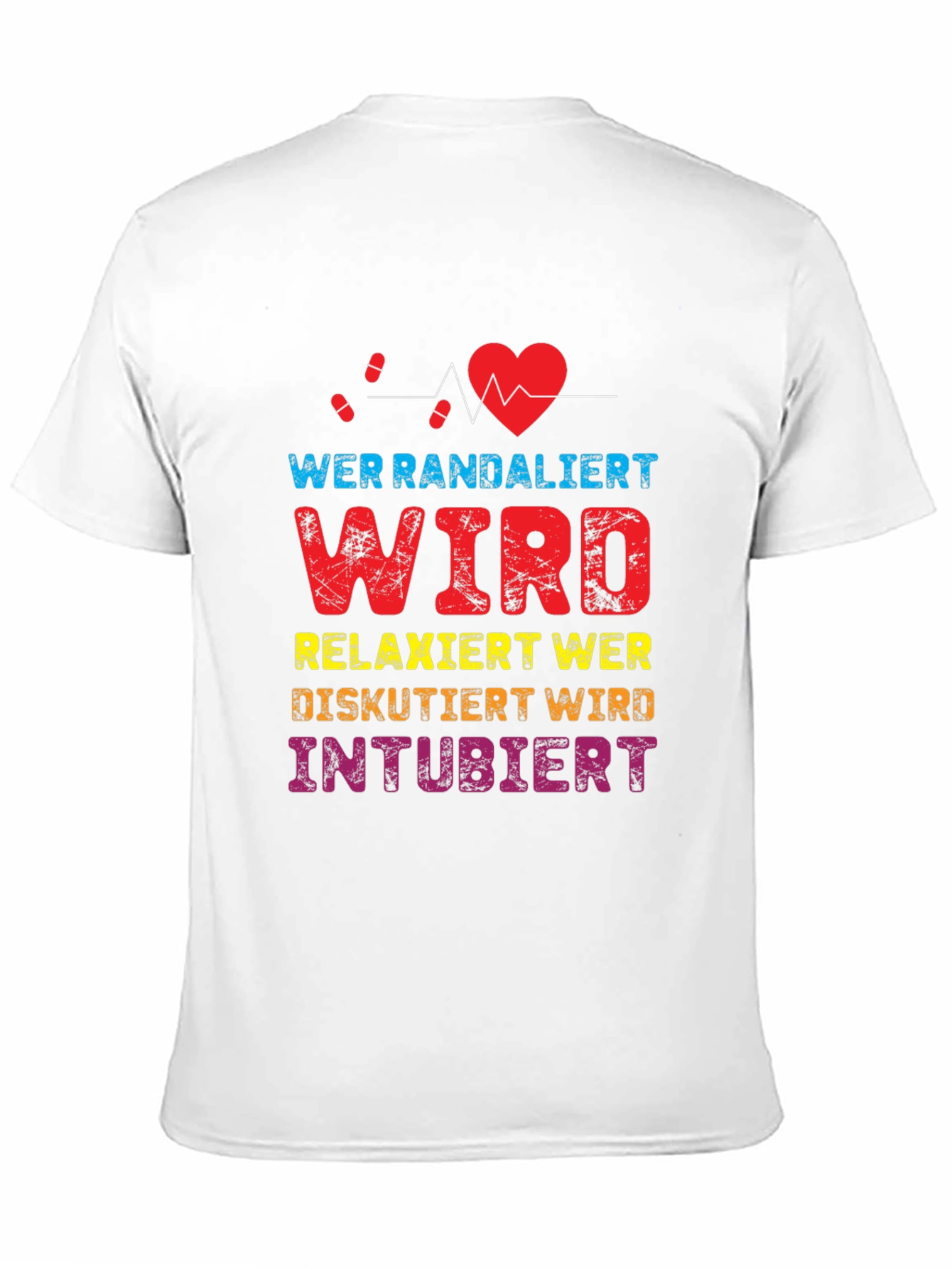 Wer Randaliert Funny Medical T-Shirt