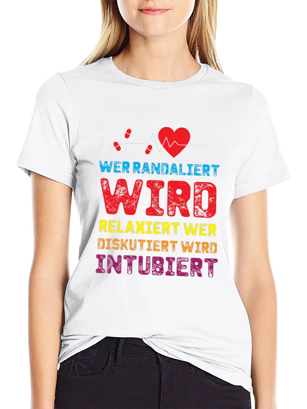 Wer Randaliert Funny Medical T-Shirt