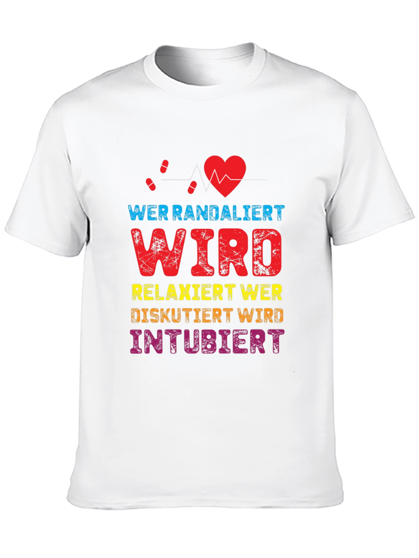 Wer Randaliert Funny Medical T-Shirt