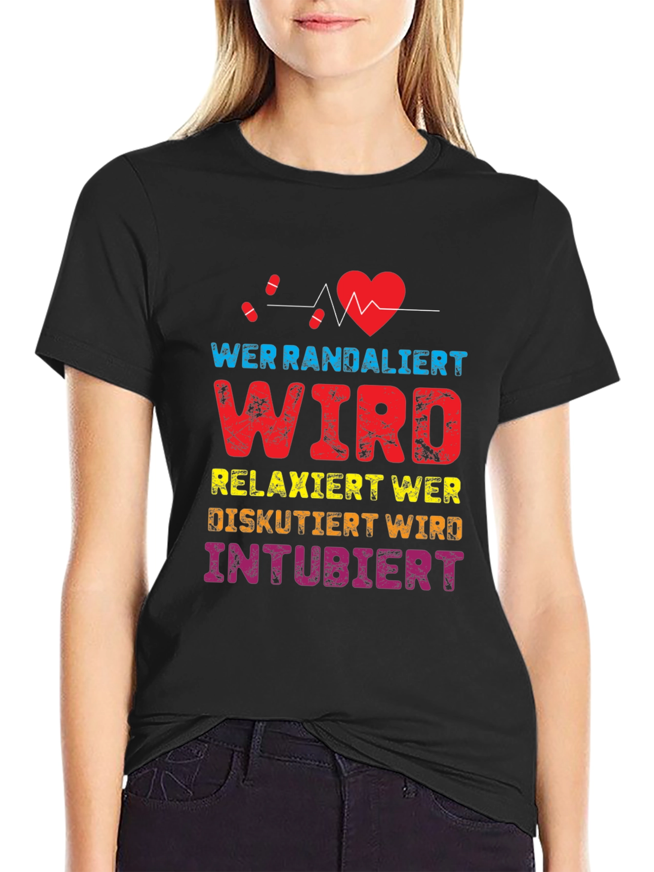 Wer Randaliert Funny Medical T-Shirt