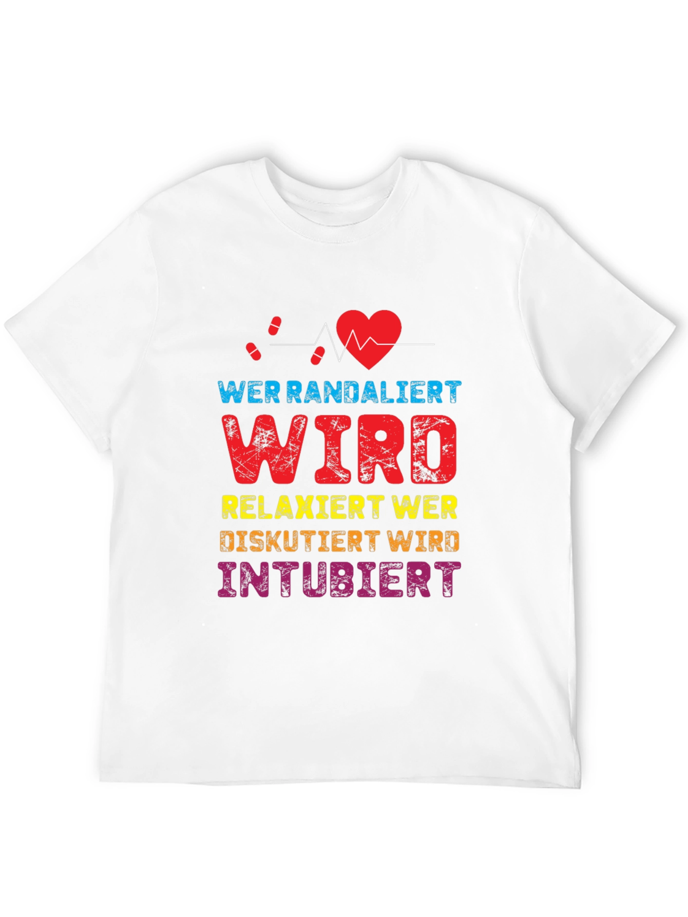 Wer Randaliert Funny Medical T-Shirt
