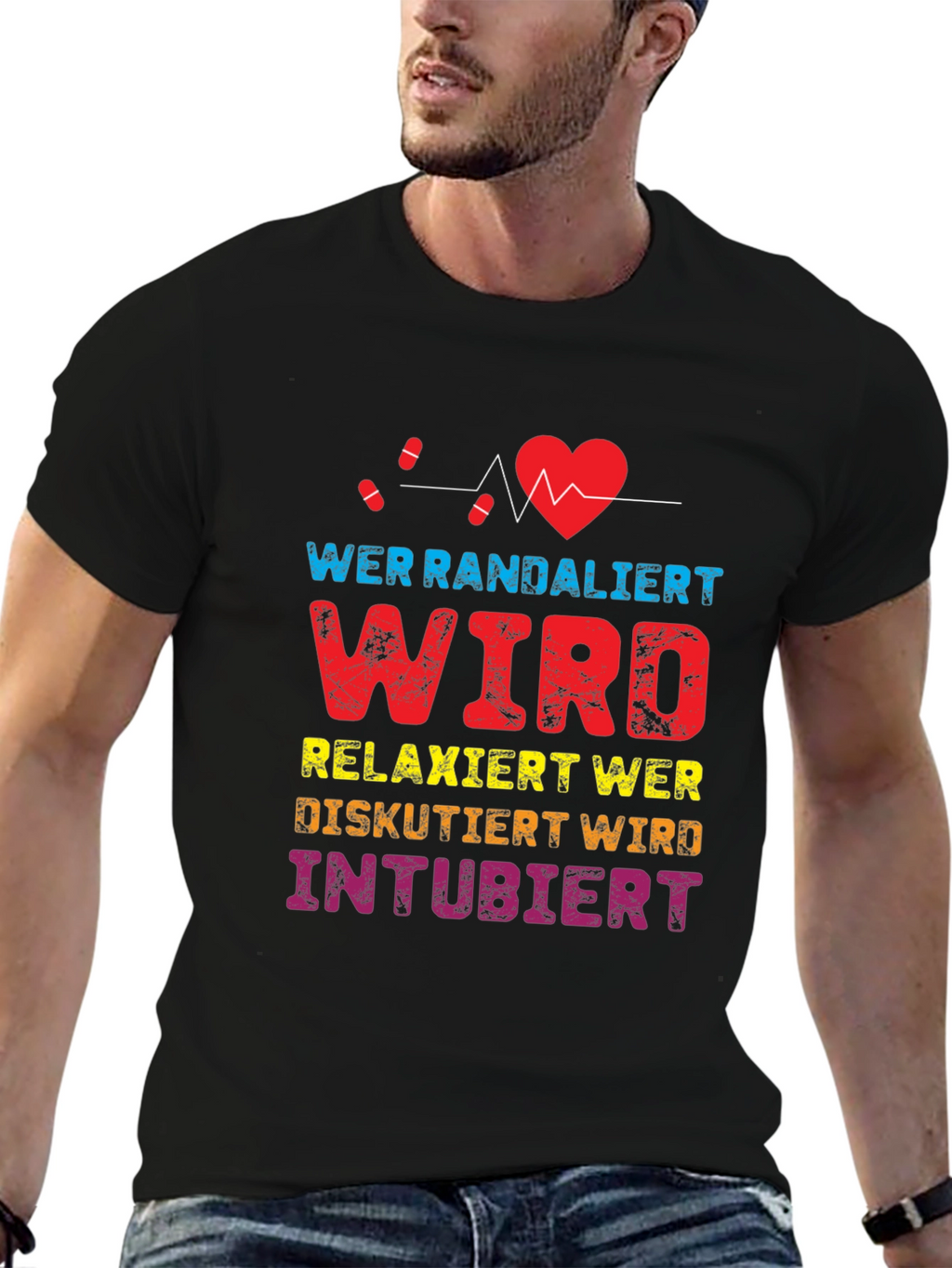 Wer Randaliert Funny Medical T-Shirt