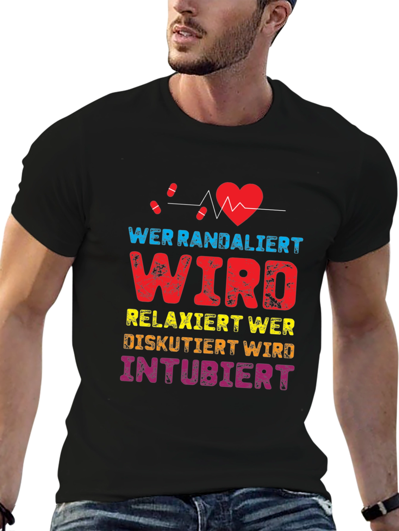 Wer Randaliert Funny Medical T-Shirt