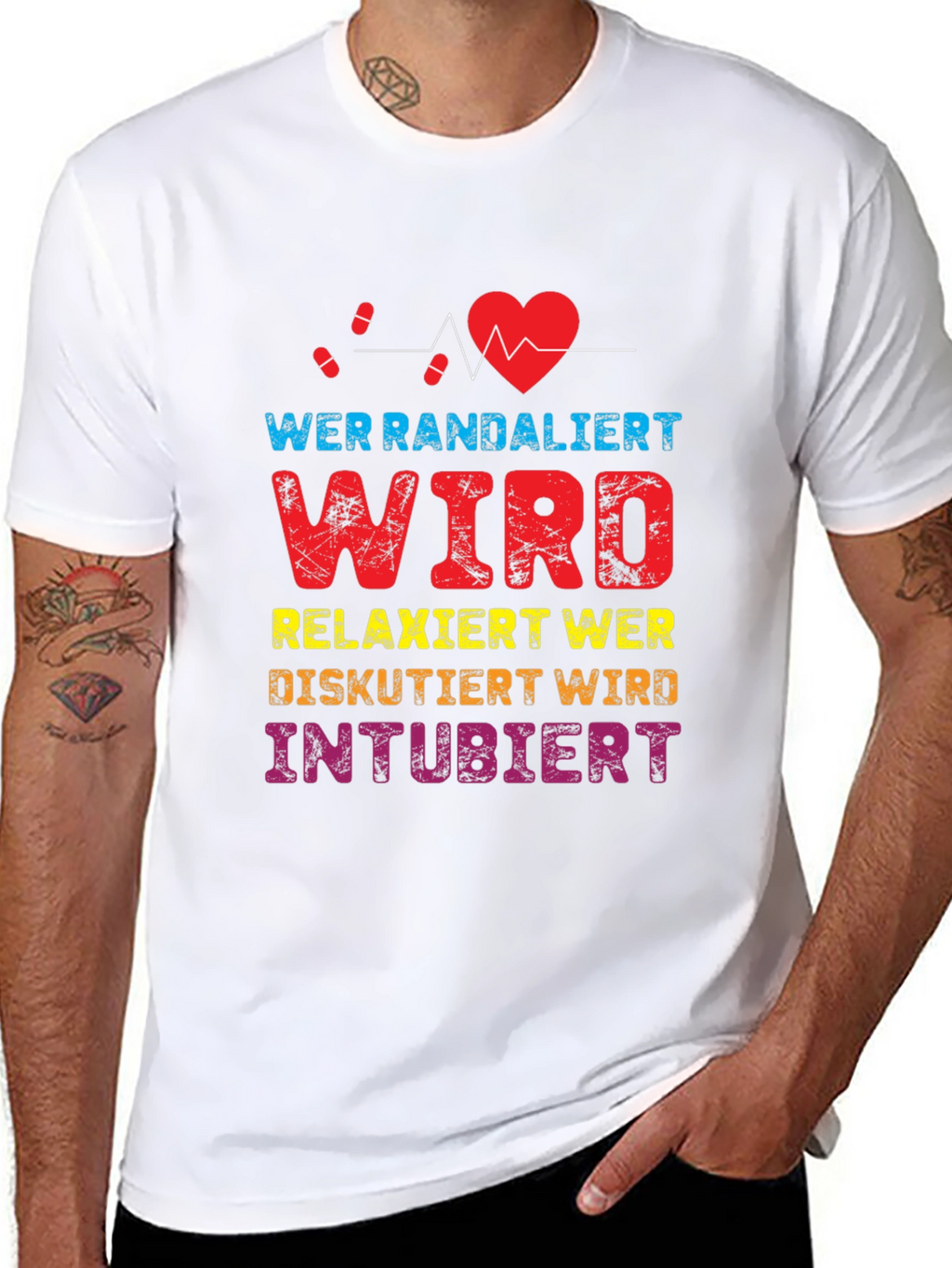 Wer Randaliert Funny Medical T-Shirt