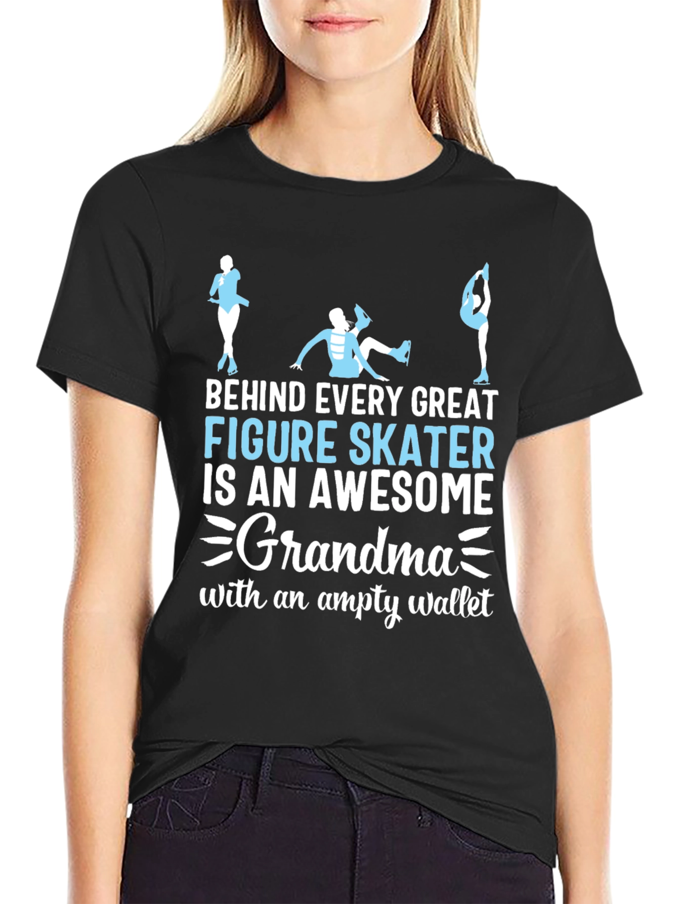 Awesome Grandma Figure Skater T-Shirt