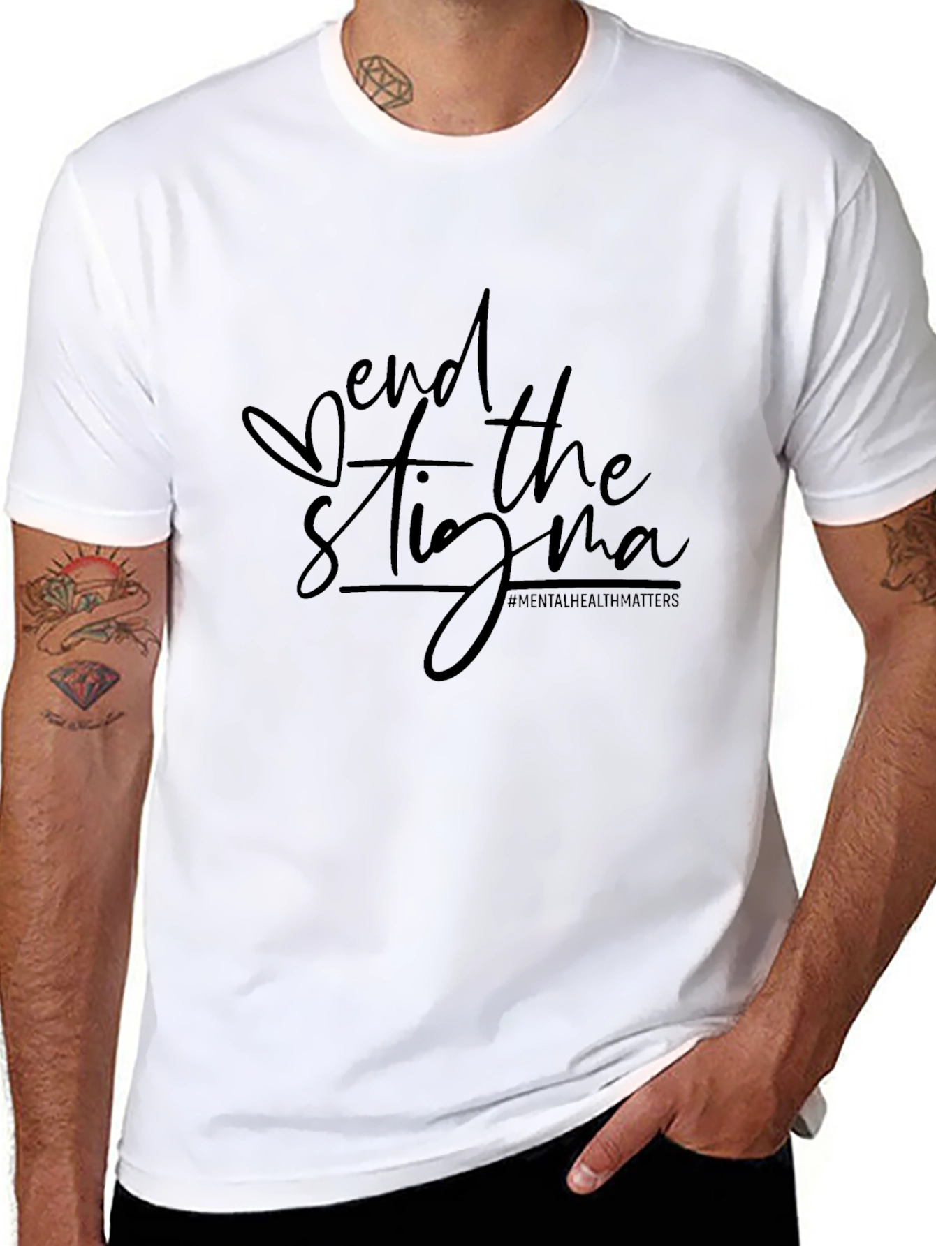 End the Stigma Mental Health Awareness T-Shirt