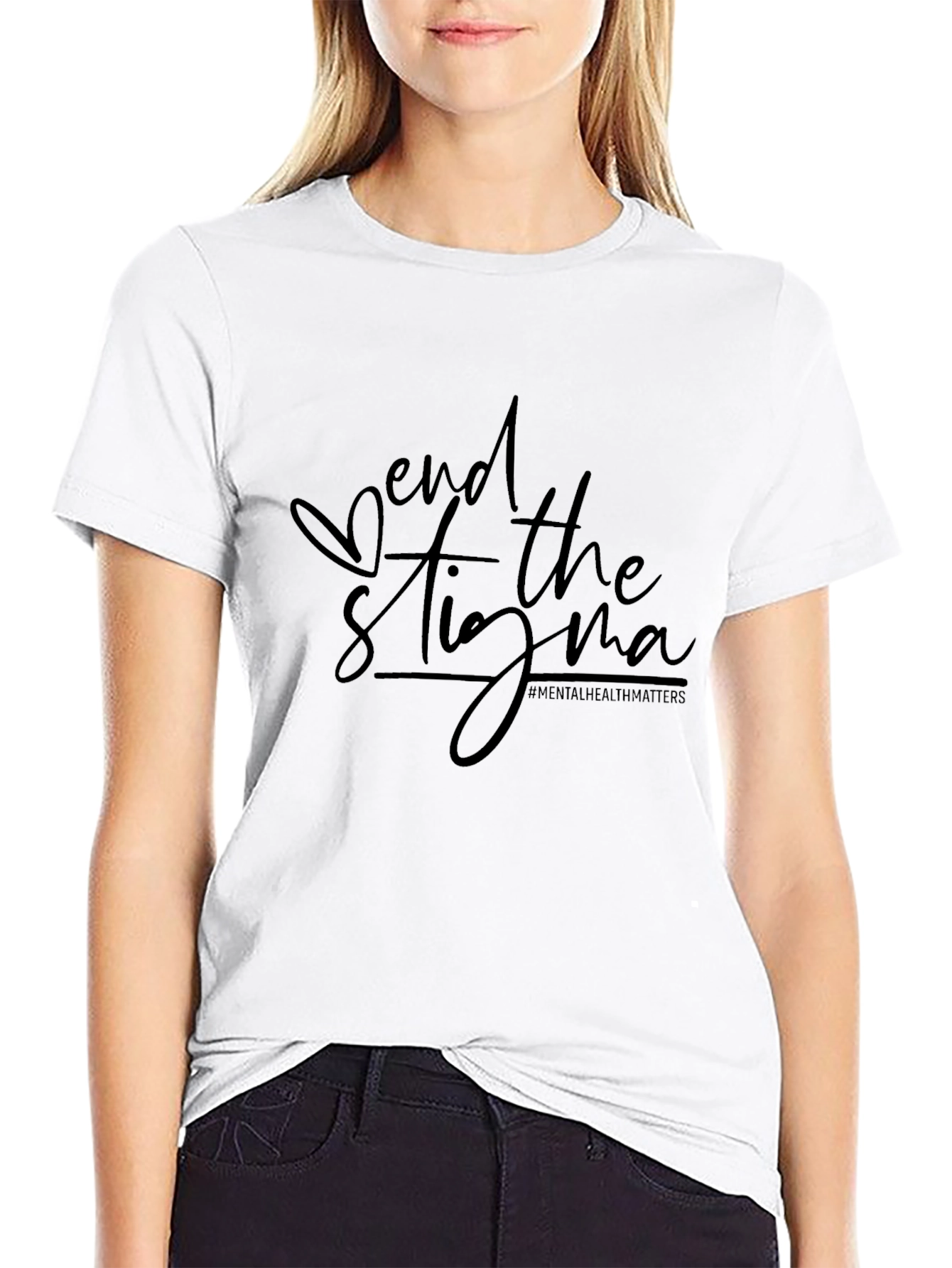 End the Stigma Mental Health Awareness T-Shirt