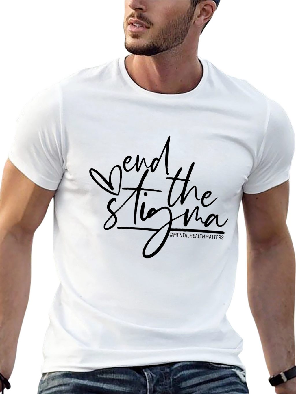 End the Stigma Mental Health Awareness T-Shirt