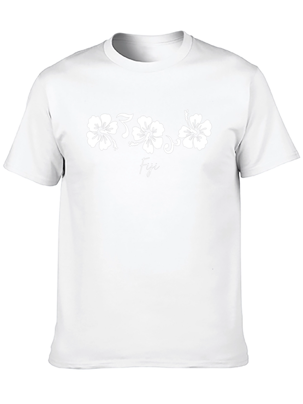 Fiji Floral Graphic Print Black T-Shirt