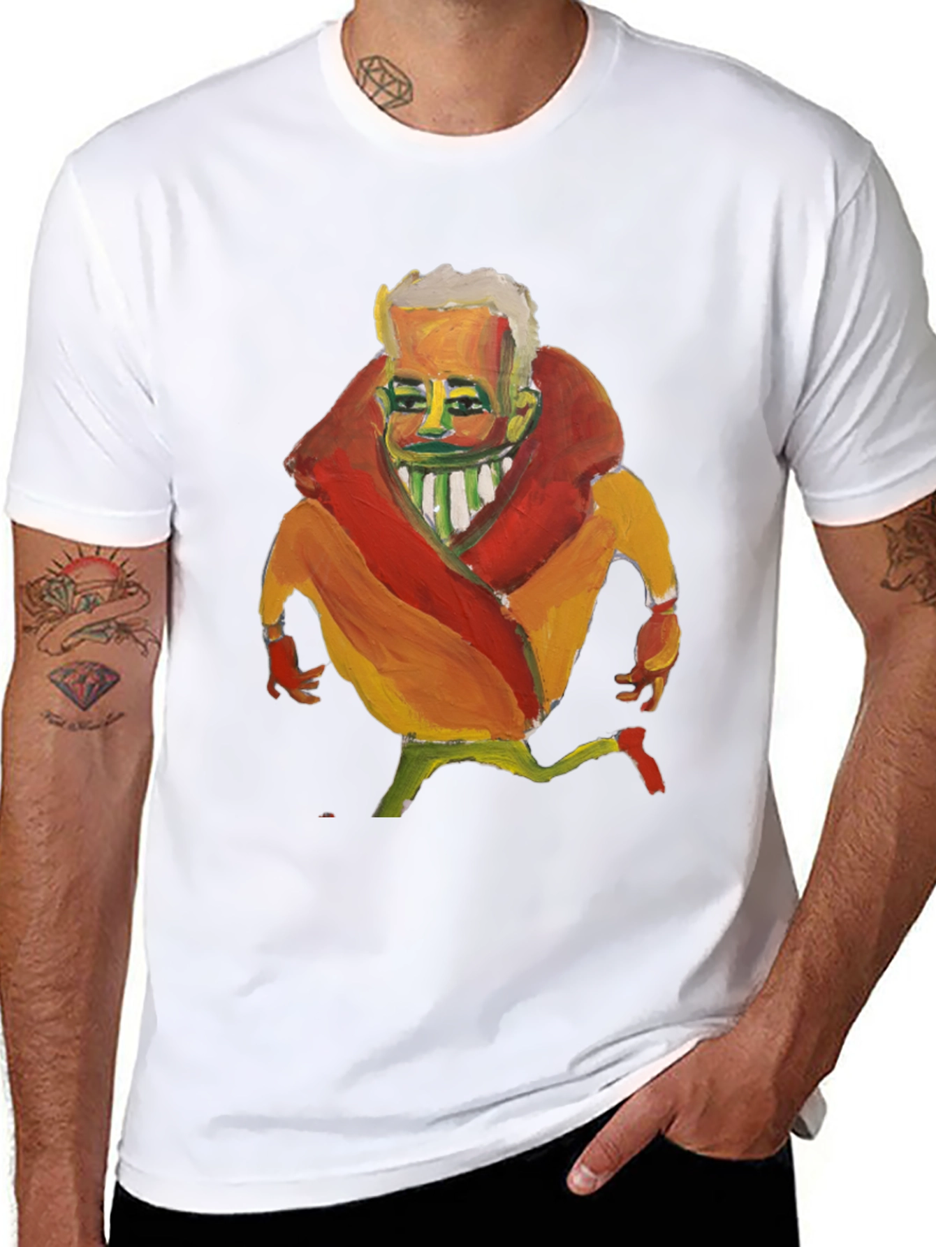 Abstract Art Graphic Tee - Unique Design
