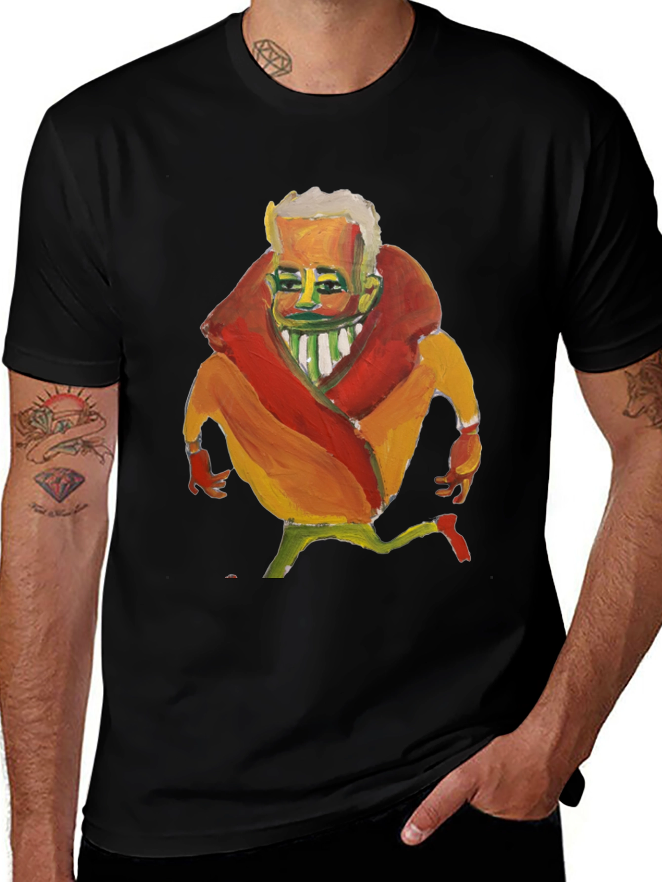 Abstract Art Graphic Tee - Unique Design
